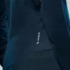 Salewa Puez Altavia PL HD dámska fleece bunda s celkovým zipsom a kapucňou - Navy Blazer