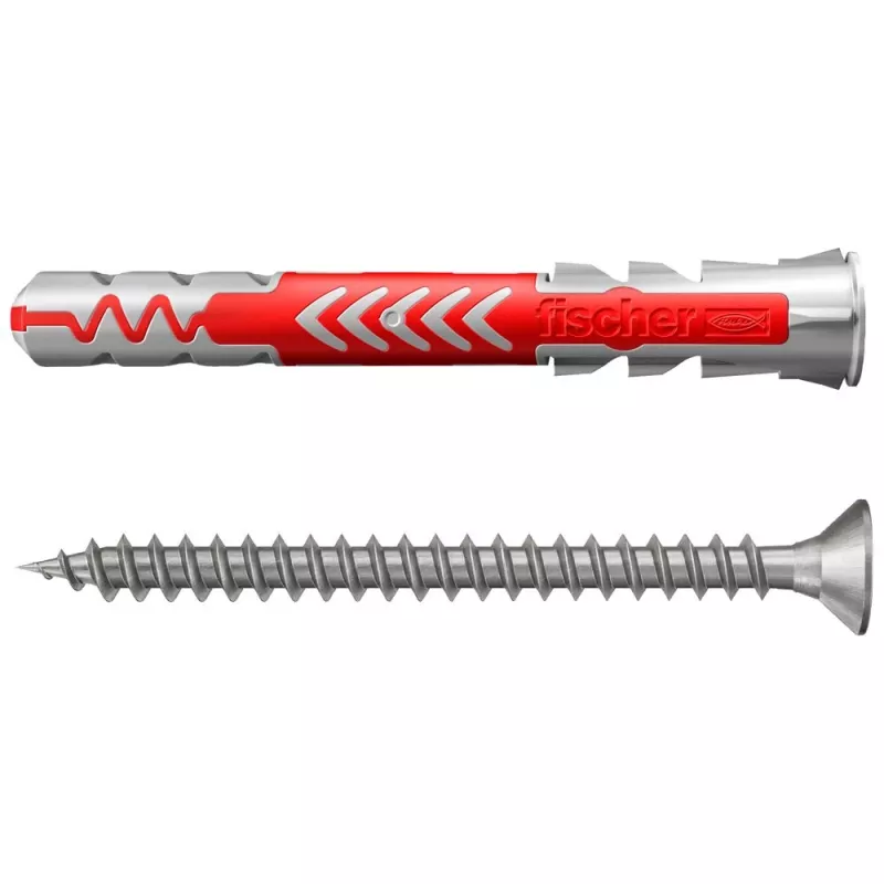 Fischer DuoPower 6 x 50 S A2 K NV univerzálna hmoždinka so skrutkou A2, 1 sada (537670)