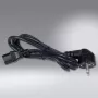 SCHÄFER IT SYSTEMS napájací kábel IEC 60320 C13 na CEE 7/7 Schuko, 2 m, čierny 6763200