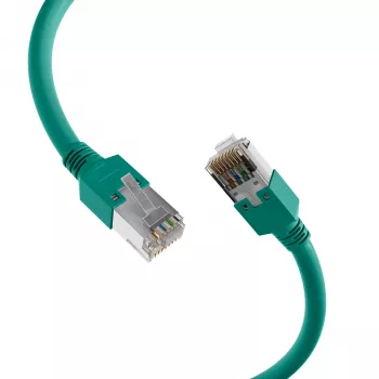 EFB-Elektronik RJ45 patch kábel Cat.5e SF/UTP LSZH Draka UC300 TM11 zelený 7,5m K8013.7,5