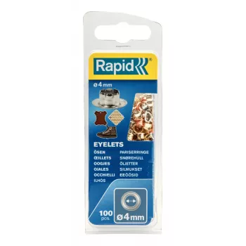 Rapid 5000409 očká, 4 mm, rôzne farby, 100 ks
