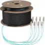EFB Elektronik trunk kábel U-DQ ZN BH OM3 8G 1x8 LC-LC 130m Dca LSZH - 130 m O8322S130OM3
