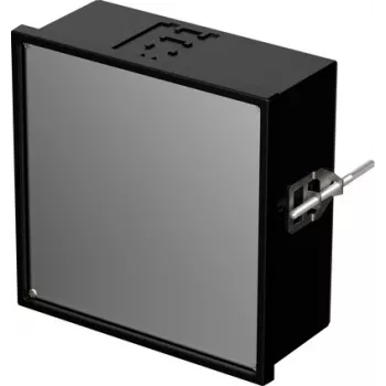 Bopla NGS 9806 UNINORM zabudovateľné puzdro 144 x 144 x 64 mm čierna RAL 9005 17980601.MT2