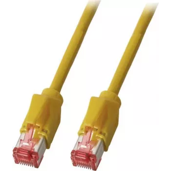 EFB-Elektronik RJ45 Cat.5e S/UTP PUR patch kábel, 1 m, žltý, ťažná reťaz K8032.1