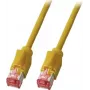 EFB-Elektronik RJ45 Cat.5e S/UTP PUR patch kábel, 1 m, žltý, ťažná reťaz K8032.1