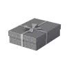 Esselte Home úložný a darčekový box M, sada 3 ks, sivá, 100% recyklovaná vlnitá lepenka, odnímateľné veko 628285