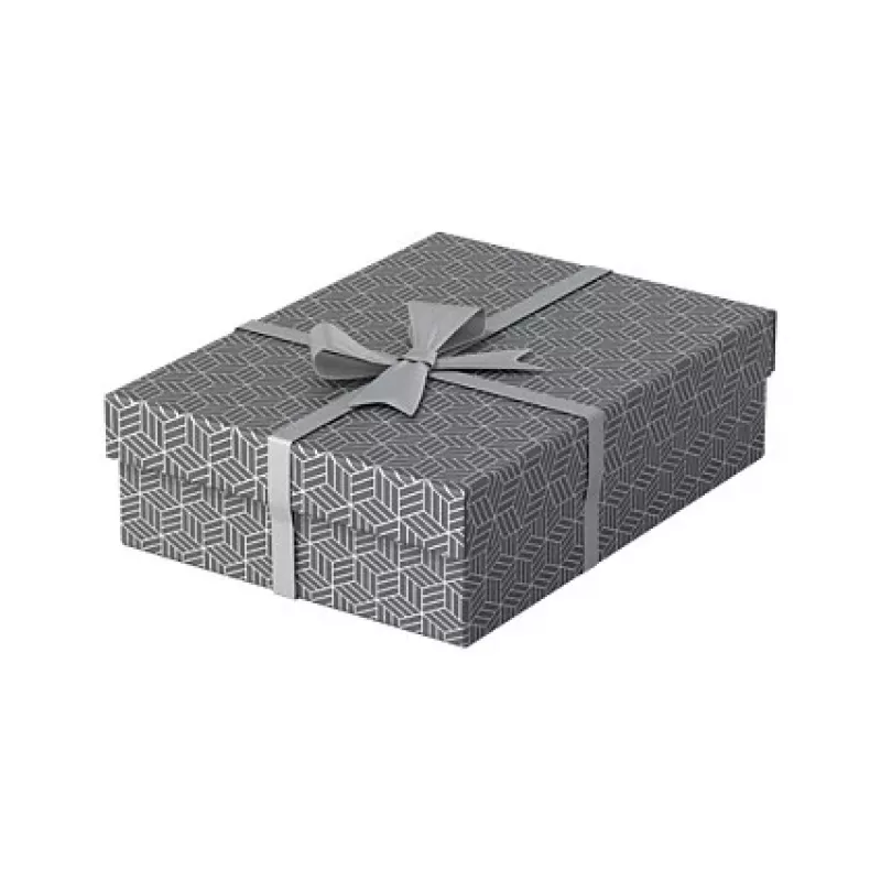 Esselte Home úložný a darčekový box M, sada 3 ks, sivá, 100% recyklovaná vlnitá lepenka, odnímateľné veko 628285