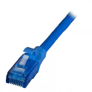 EFB-Elektronik RJ45 patch kábel Cat.6A U/UTP LSZH Premium 500MHz modrý 15 m K8109BL.15