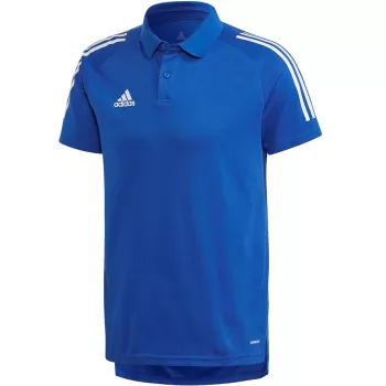 adidas Condivo 20 pánske polo tričko Team Royal Blue/White ED9237 veľkosť S