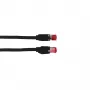 EFB Elektronik Cat.7 S/FTP LSZH patch kábel, RJ45, 1,5m, čierna K0700SW.1,5