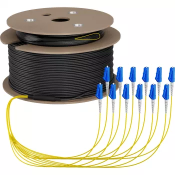 EFB Elektronik trunk kábel U-DQ ZN BH OS2 12E 1x12 LC-LC 90m Dca LSZH O8342S90OS2