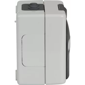 EFB ET-25020 nástenné vlhkotesné prázdne puzdro pre 2 Keystone moduly, IP44, sivé