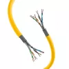 INFRALAN Cat.7A 1250 AWG22 S/FTP 4P CPR Dca 25Gbit/s ready repková žltá RAL1021, 100m 999833.100-CPR