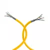 INFRALAN Cat.7A 1250 AWG22 S/FTP 4P CPR Dca 25Gbit/s ready repková žltá RAL1021, 100m 999833.100-CPR