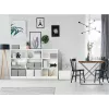 LEITZ Home Cube sada úložných krabíc s 3 kusmi, biela, 100% recyklovaná vlnitá lepenka, odnímateľné veko 628288