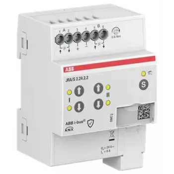 ABB JRA/S2.24.2.2 žalúziový/roleta aktor, 2-kanálový, 24V, manuálna obsluha, KNX 2CDG110295R0011