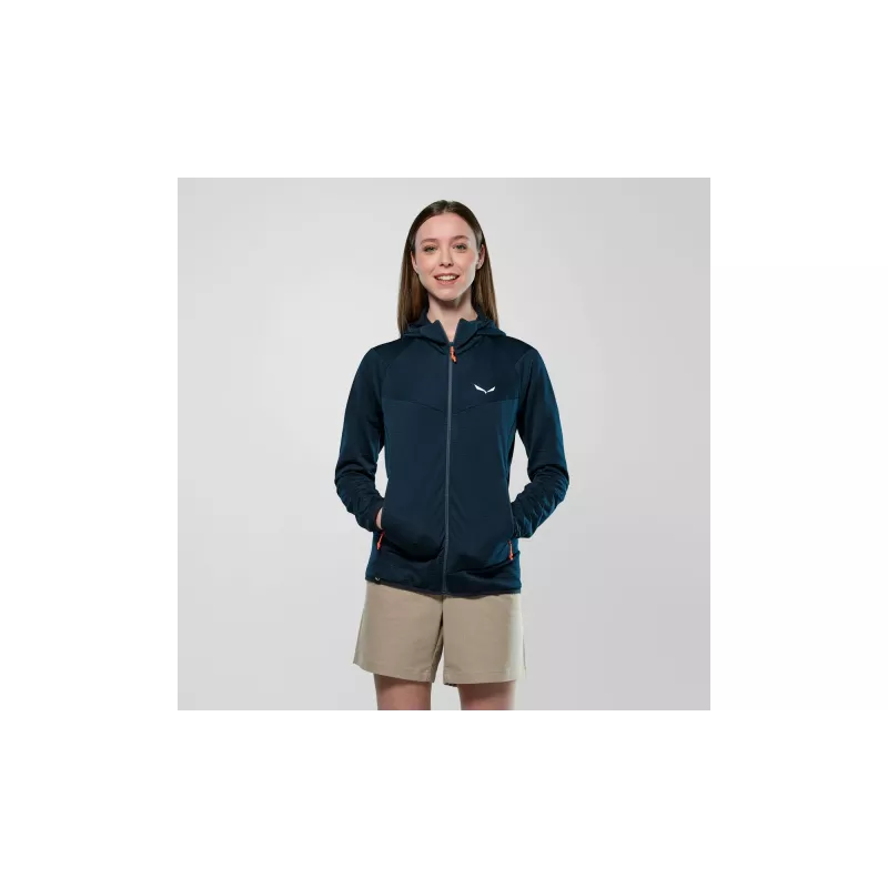 Salewa Puez Altavia PL HD bunda dámska kapucňové fleece - Navy Blazer XS