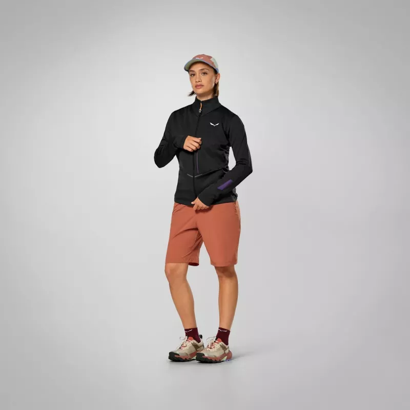 Salewa Pedroc PL 3 bunda dámska fleece - Black Out XXS