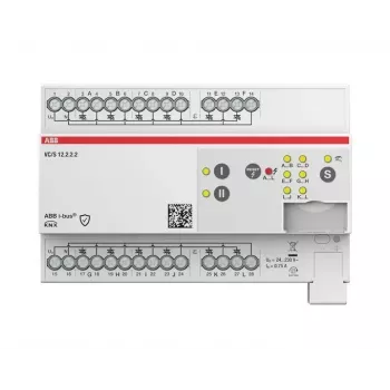 ABB VC/S12.2.2.2 KNX ovládač ventilových pohonov, 12-kanálový, manuálna prevádzka, DIN lišta 2CDG110331R0011
