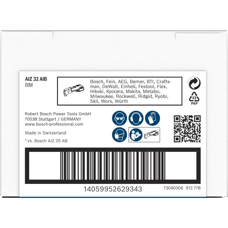 Bosch Professional Starlock AIZ 32 AIB ponorný plátok píly, 32 x 50 mm, Bi-Metal 2608669077