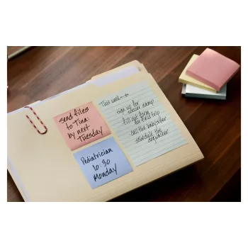 3M Post-it Recycling Notes 655-1RPT-N, 127 x 76 mm, fialová, 100 listov, 100% recyklovaný papier