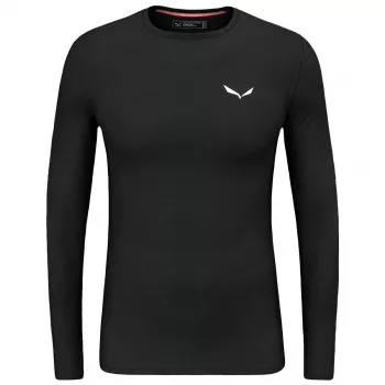 Salewa Cristallo Warm pánske termo tričko - čierna