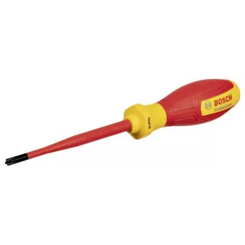Bosch VDE izolovaný skrutkovač PlusMinus SL/PH1 x 100 mm Professional červená/žltá (1600A02ND4)