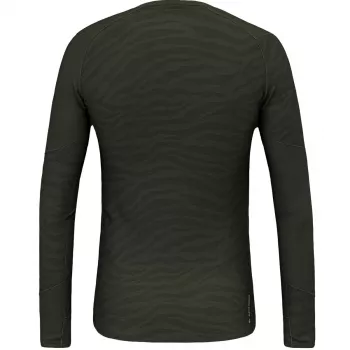 Salewa Cristallo Warm tričko s dlhým rukávom - Dark Olive