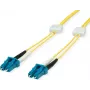 EasyLan FO patch kábel LC Single-Mode Duplex OS2 9/125µm žltý 3m LSD02200030