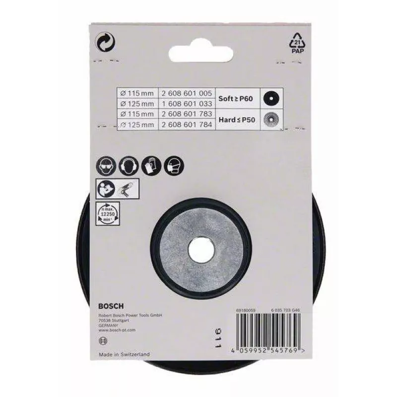Bosch Accessories 2608601784 nosný tanier M14 tvrdý 125 mm
