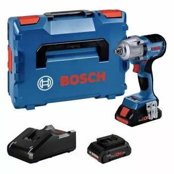 Bosch Professional GDS 18V-450 HC 06019K4003 akumulátorový rázový uťahovák 18V s 2x 5,0Ah batériami, nabíjačkou a L-BOXX