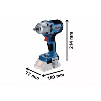 Bosch Professional GDS 18V-450 HC 06019K4003 akumulátorový rázový uťahovák 18V s 2x 5,0Ah batériami, nabíjačkou a L-BOXX