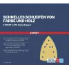 Bosch Accessories 2608901643 brúsne listy pre multitool brúsku, zrnitosť 120, 150 x 100 mm, balenie 50 ks