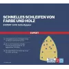 Bosch 2608901649 brúsne listy pre multitool brúsku, zrnitosť 120, 93 x 102 mm, balenie 50 ks