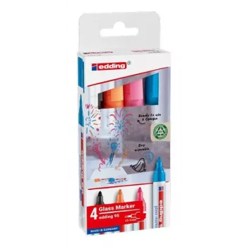 edding 95 marker na sklo sortiment farieb 1-5 mm 4 kusy (4-95-4-2)