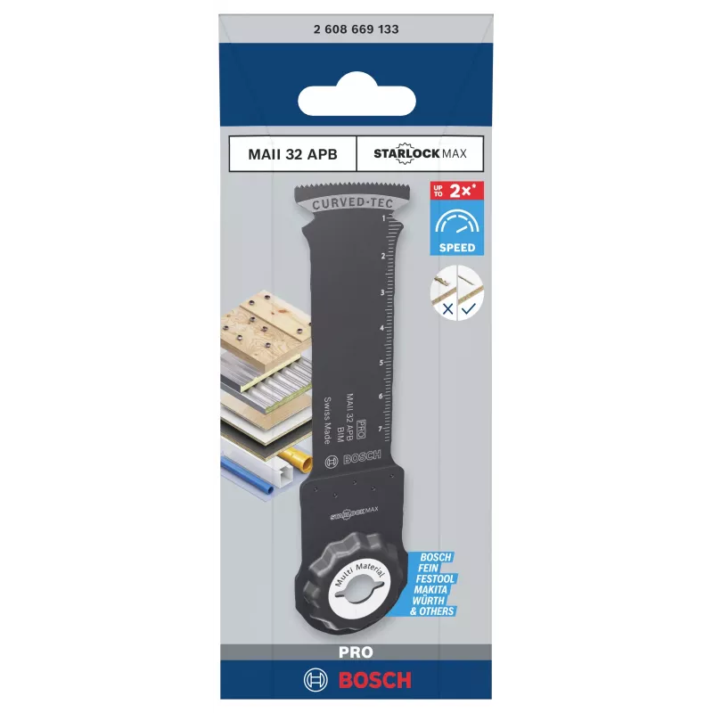 Bosch bimetalový multi nôž 32 mm StarlockPlus ponorný plátok píly 2608669133