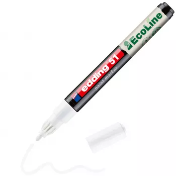 Edding 51 EcoLine lakový marker biela 1-2 mm 4-51-049