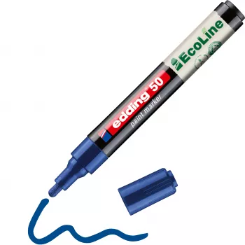 Edding 50 EcoLine lakový marker modrá 2-3 mm 4-50-003