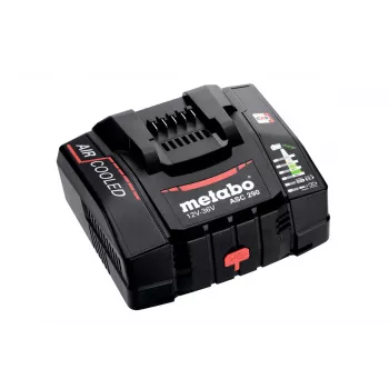 Metabo ASC 290 vzduchom chladená rýchlonabíjačka 12-36 V, 8,0 A, Li-Ion/LiHD, montáž na stenu, LED indikátor 627370000