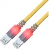 ZVK GMBH Easylan DualBoot LED patch kábel RJ45 S/FTP Cat.6 (Class E), s konektormi saCon, LSOH, žltý, 25 m CS1OYCDCD0250