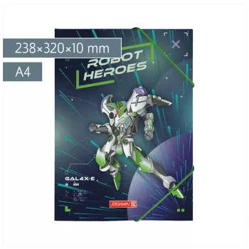 BRUNNEN zakladač ROBOT HEROES DIN A4 tmavomodrý mint 1041604421