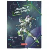 BRUNNEN zakladač ROBOT HEROES DIN A4 tmavomodrý mint 1041604421