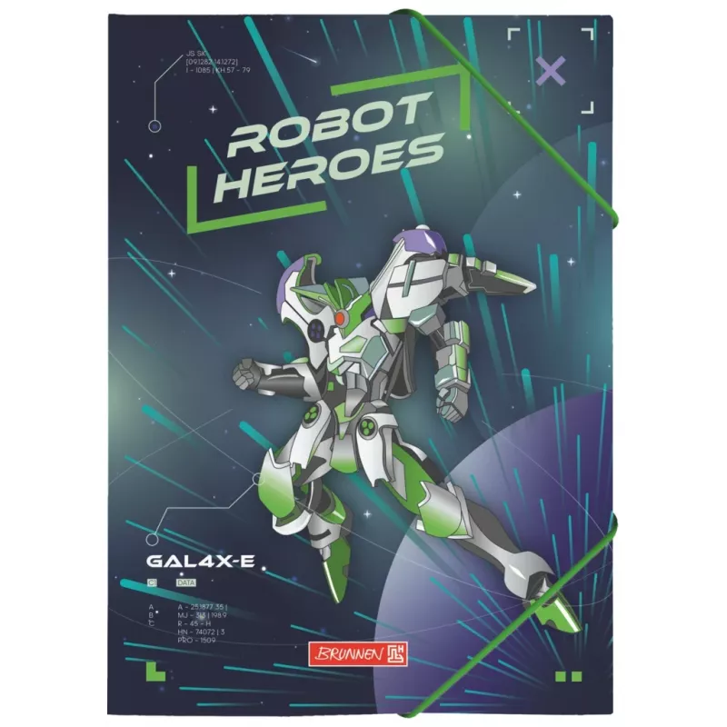 BRUNNEN zakladač ROBOT HEROES DIN A4 tmavomodrý mint 1041604421