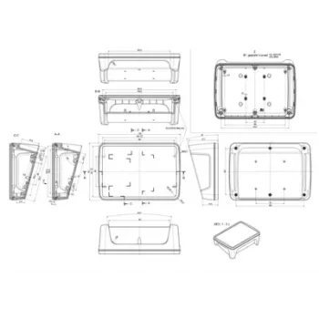 Bopla BoPad BOP 7.0 P-9016-SET puzdro na displej 215 x 150 x 75,7 mm ABS biela RAL 9016 35107076.HMT1