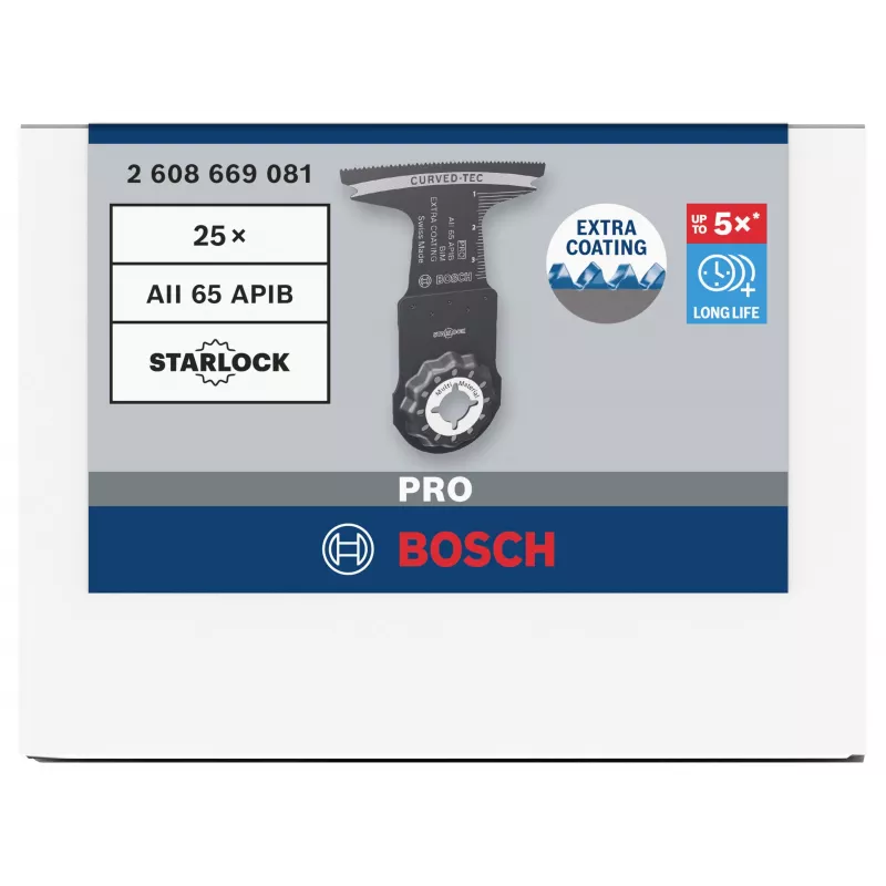 Bosch PRO AII 65 APIB ponorný pílový list 65x40mm pre drevo a kov, StarlockPlus/Max 2608669081
