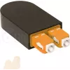 BLUELAN BlueOptics optický loopback adaptér OM2 50/125µm multimódový SC/UPC duplex keramická ferula -40°C až +85°C (BOLBSCOM2)