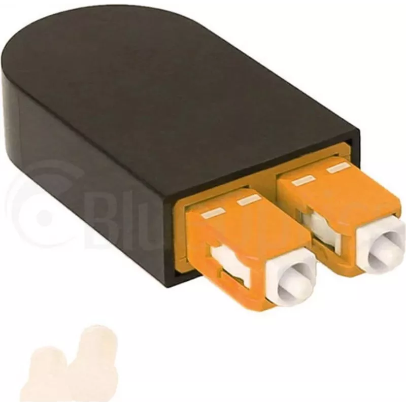 BLUELAN BlueOptics optický loopback adaptér OM2 50/125µm multimódový SC/UPC duplex keramická ferula -40°C až +85°C (BOLBSCOM2)
