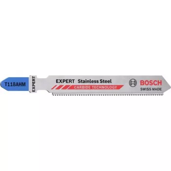 Bosch EXPERT T 118 AHM karbidový list priamočiarej píly pre nehrdzavejúcu oceľ, balenie 3 ks 2608901709