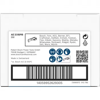 BOSCH PRO AIZ 32 BSPIB StarlockPlus ponorný pílový list, 32 x 50 mm, bi-metal 2608669073