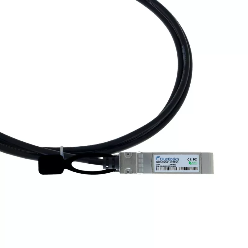 BlueLAN 747521051-BL 10GBASE-CR pasívny SFP+ na SFP+ Direct Attach kábel, 0,5 m, AWG30